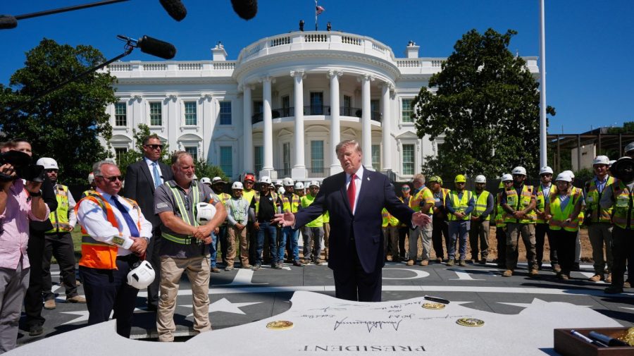 Trump says White House was a ‘dump’ before renovations c e1787232240731