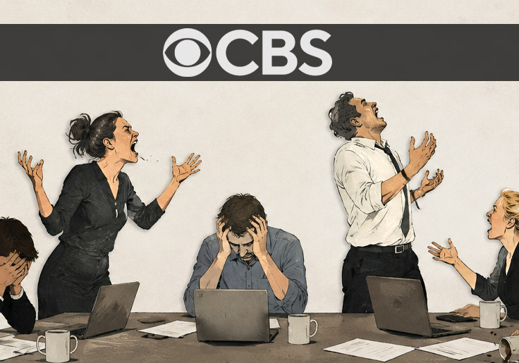 Toddler Mode: Journalists Fume, Pout Over Accurate Headline That Makes Democrat Look Bad cbs news tantrum elsayed911