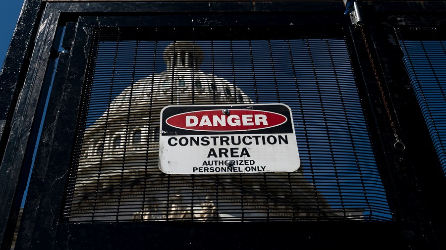 DC, Maryland members seek to prevent permanent fencing at Capitol complex dome capitol 082626gn02 w