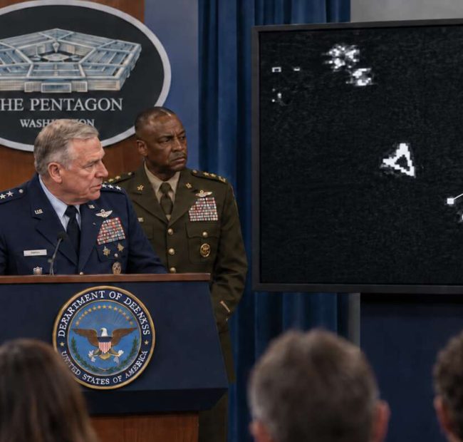 U.S. Space Weapon Revealed To Be Little Triangle That Shoots Bullets Out The Front