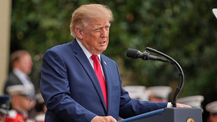 Trump approval ticks up from record low: Survey elbein 1