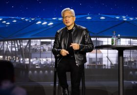 Nvidia’s Jensen Huang Gets Onstage Call From Trump, Who Dismissed A.I. Safety Concerns