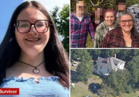 Wounded survivor dials for help with her nose after rampaging North Carolina couple shoots her twice