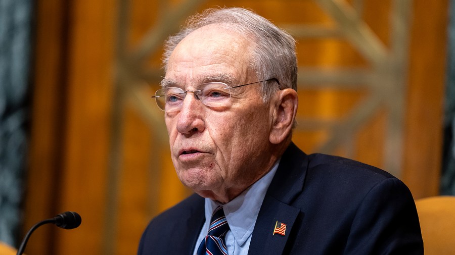 Grassley joins TikTok with post about late vacuum Beth grassleychuck 061626nk01 w