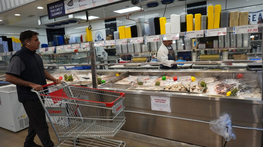 A Republican convention about fear collides with a midterm about prices grocery prices 05142026 AP26135462759217 2