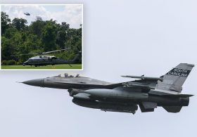 Fighter jet dramatically intercepts aircraft flying over Camp David’s restricted airspace — causing concern with Trump in town