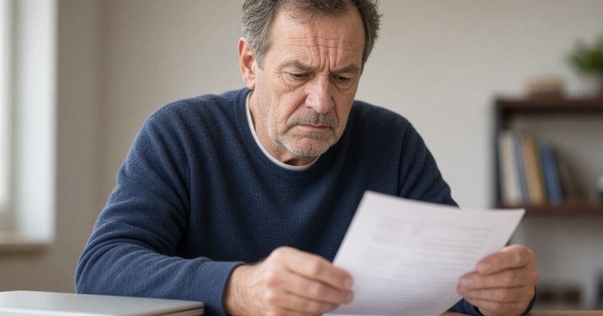 When Banks Take The First Cut Of Every Payment: This Card Pauses It To 0% Into June 2028 inancebuzz man looking at bill 1200x630 2