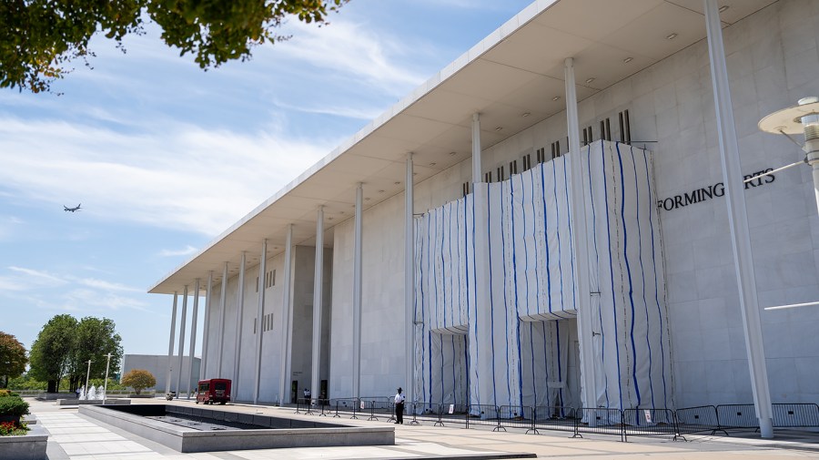Judge blocks new Trump inscription on Kennedy Center kennedy center 082626nk08 w