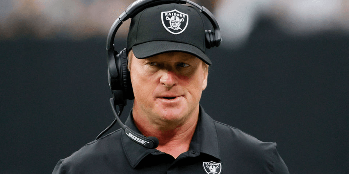 Coach Jon Gruden screams at fan in must-see pro-America rant over NFL's international schedule l s international schedule