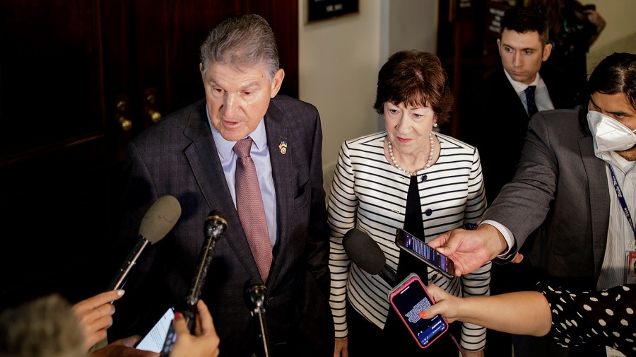 Manchin endorses Collins in Maine Senate race manchinjoe collinssusan 080322pa7 w