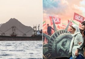 Iran strikes US-contracted ship with American personnel on board: report