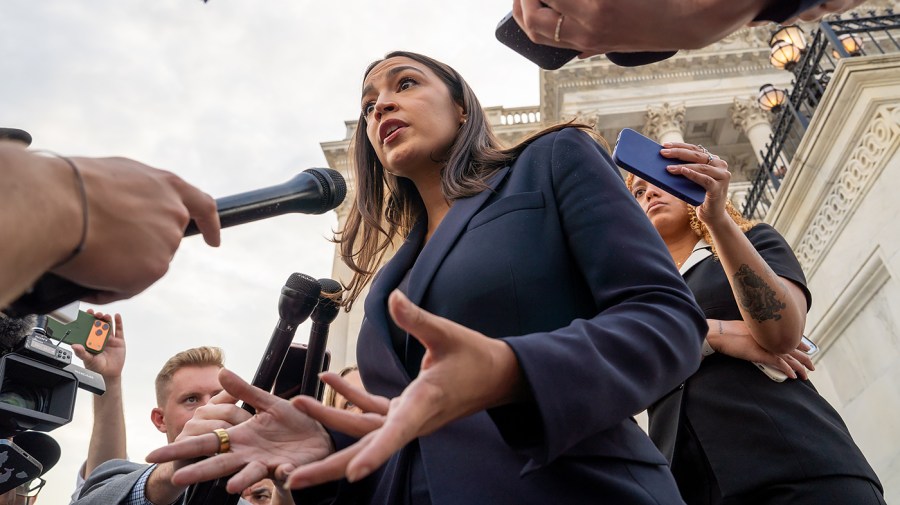 Ocasio-Cortez on Trump Jr. wedding: ‘They’re selling out every single person in this country’ ocasiocortezalexnadria 083126nk02 w 1