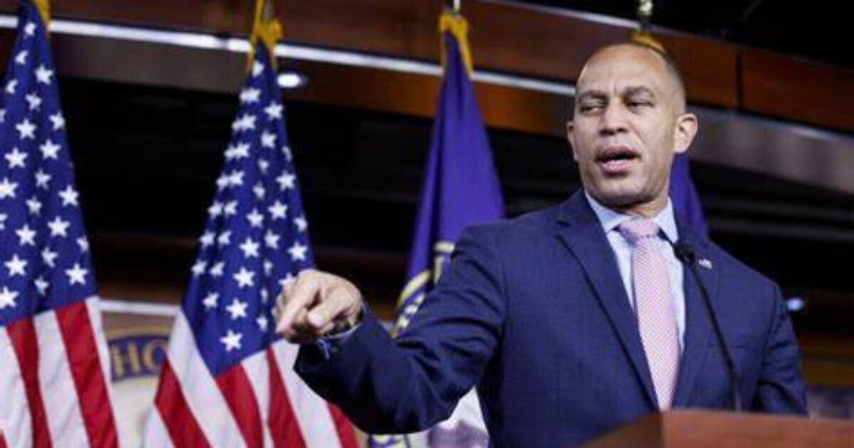 Democrats Again Break Ranks With Jeffries – Vote With GOP ries 1200x630 2