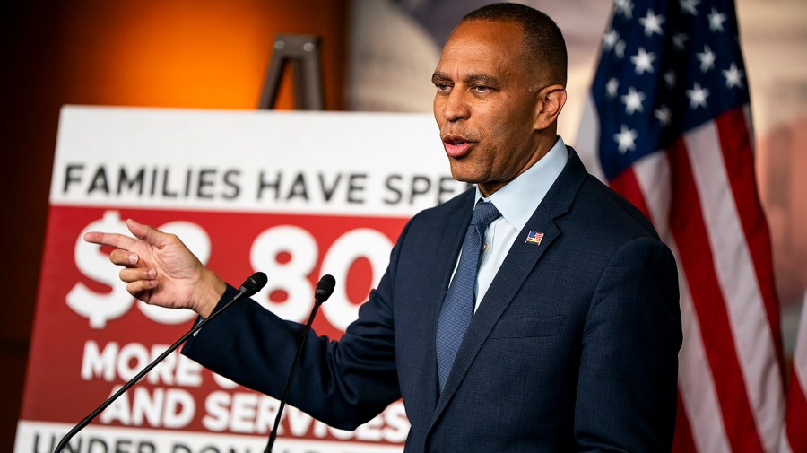 Jeffries does not rule out pursuing Trump impeachment if Democrats win House rieshakeem 090326gn03 w
