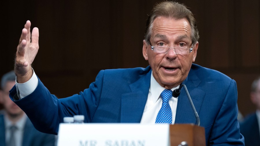 Nick Saban stars in new TV ad advocating for Cruz, Cantwell NCAA bill sabannick 06032026ap