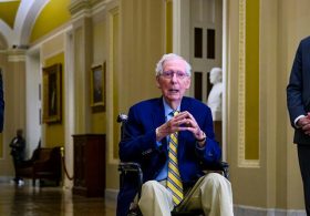 Mitch McConnell’s Speech Noticeably Slower as He Returns to Capitol