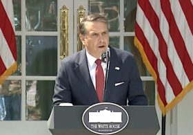 Todd Blanche takes helm at White House press briefing