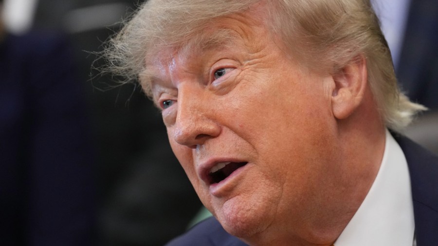 Tetris suggests White House ‘Build the Wall’ game infringes copyright trump donald 09042026 AP26247672251104 2 1