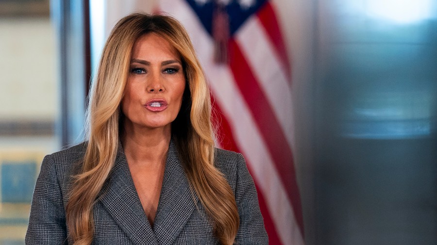 Melania Trump delivers remarks in North Carolina trumpmelania 040926gn15 w