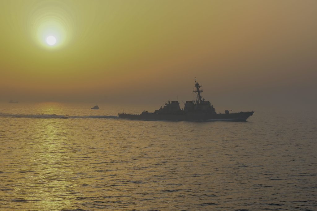 Trump Issues Ominous Warning To Iran As U.S. Strikes Near The Strait Of Hormuz uss stout hormuz 1024x683 1